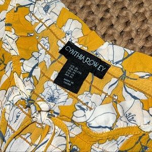 Cynthia Rowley sleeveless shirted top